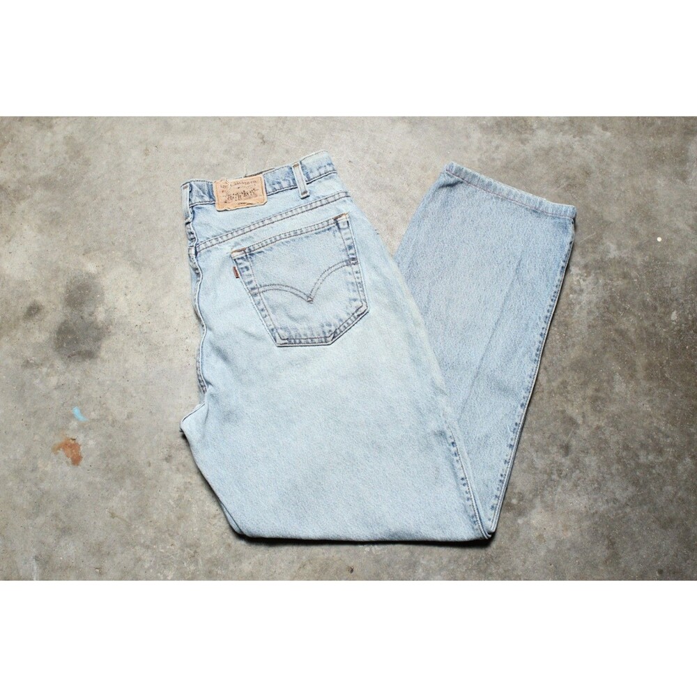 Vintage 1995 Levi's 545 Loose Fit Distressed Copper Tab Jeans - 35" x 30"